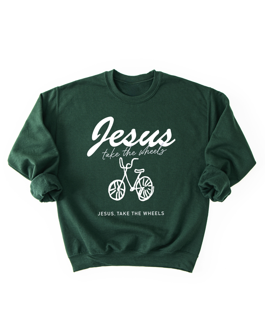 Jesus Take the Wheels Adult Pullover SBG Co.