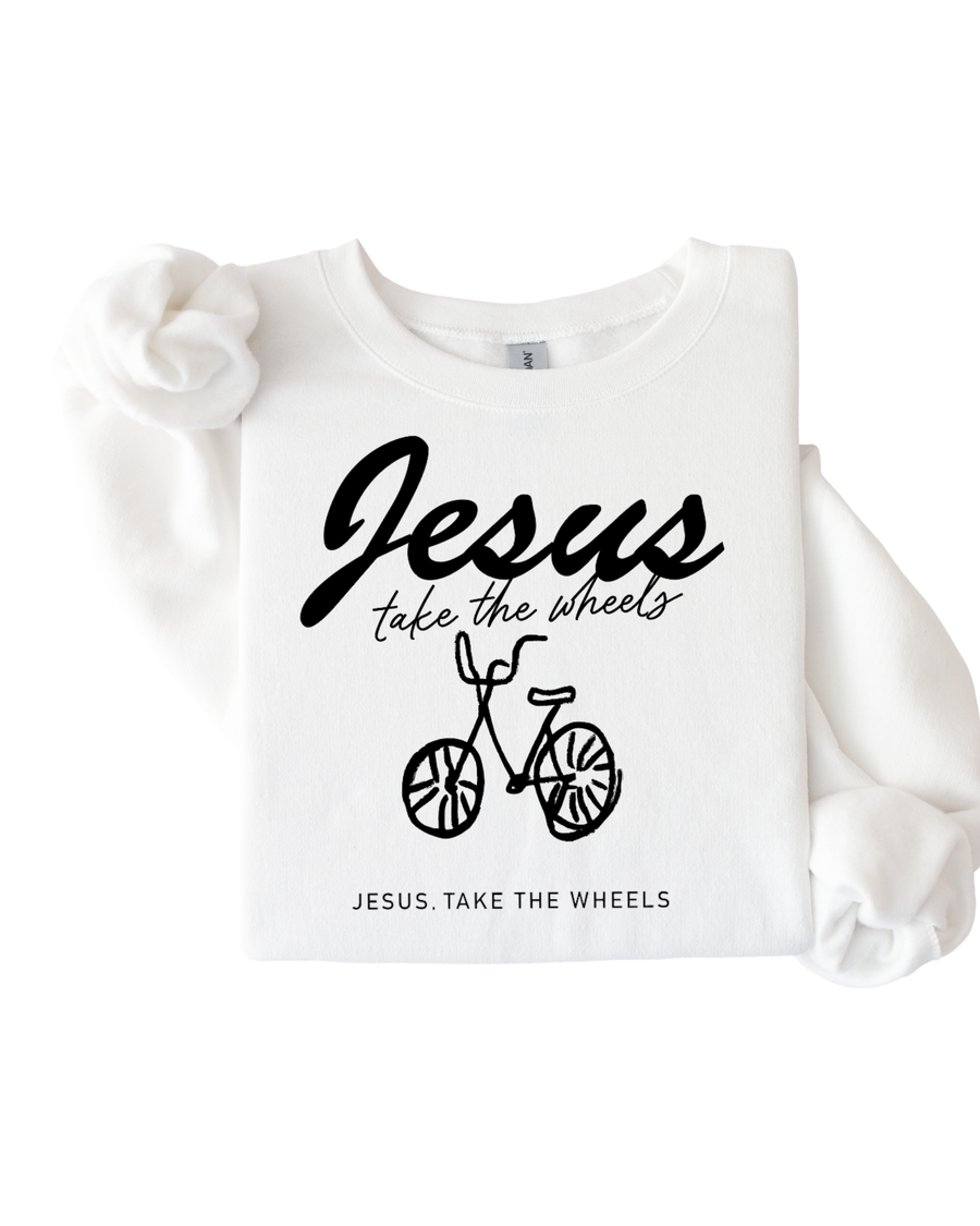 Jesus Take the Wheels Adult Pullover SBG Co.