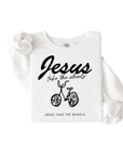 Jesus Take the Wheels Adult Pullover