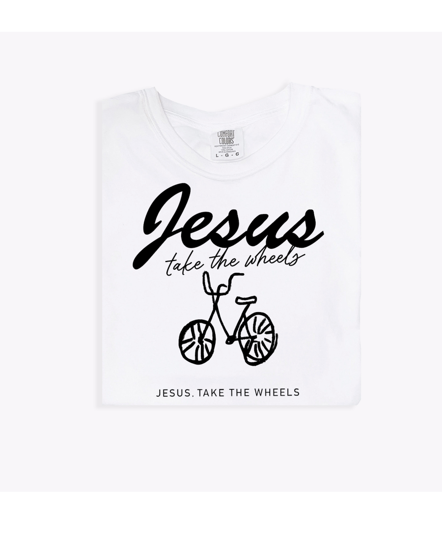 Jesus Take the Wheels Adult Tee SBG Co.