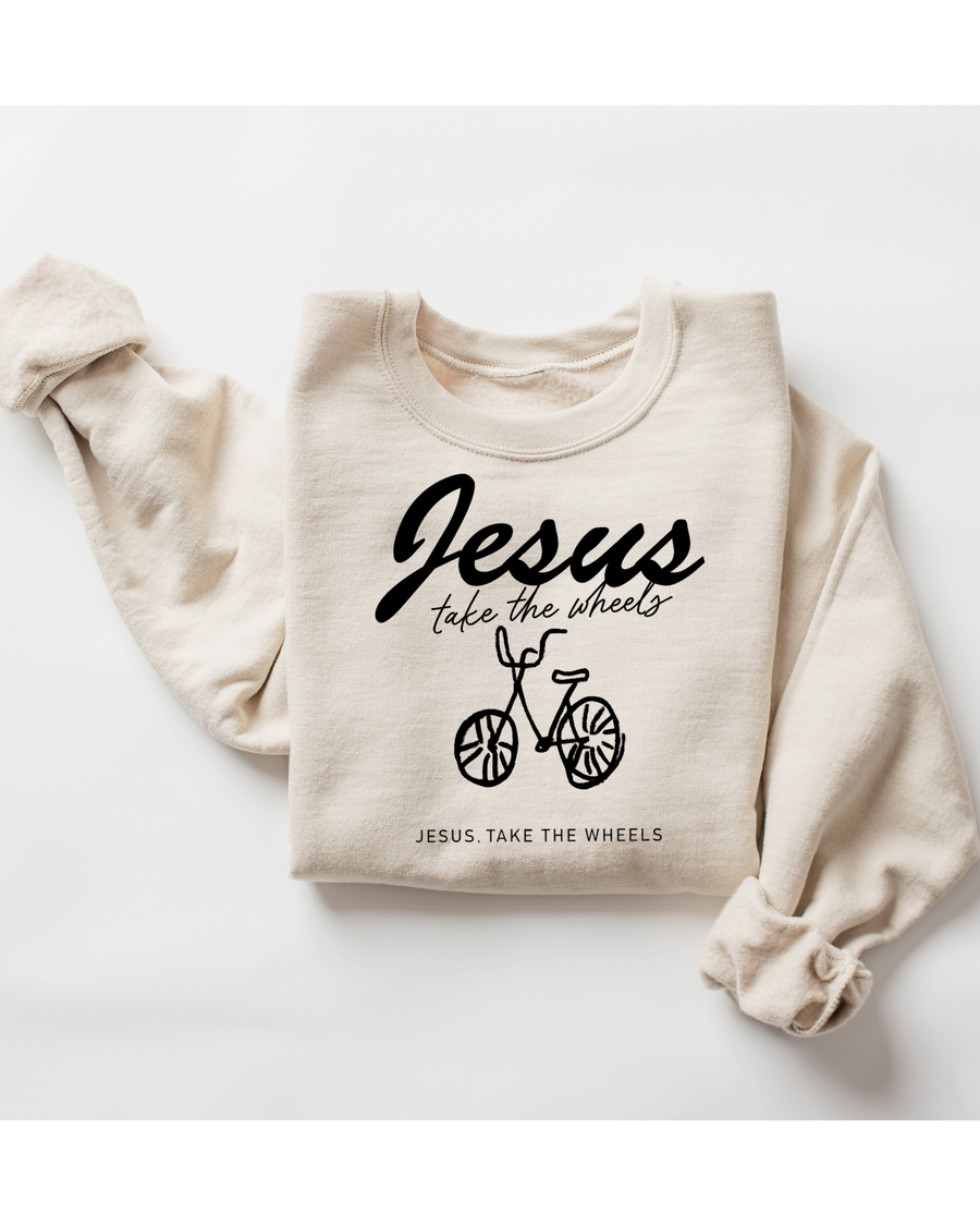 Jesus Take the Wheels Adult Pullover SBG Co.