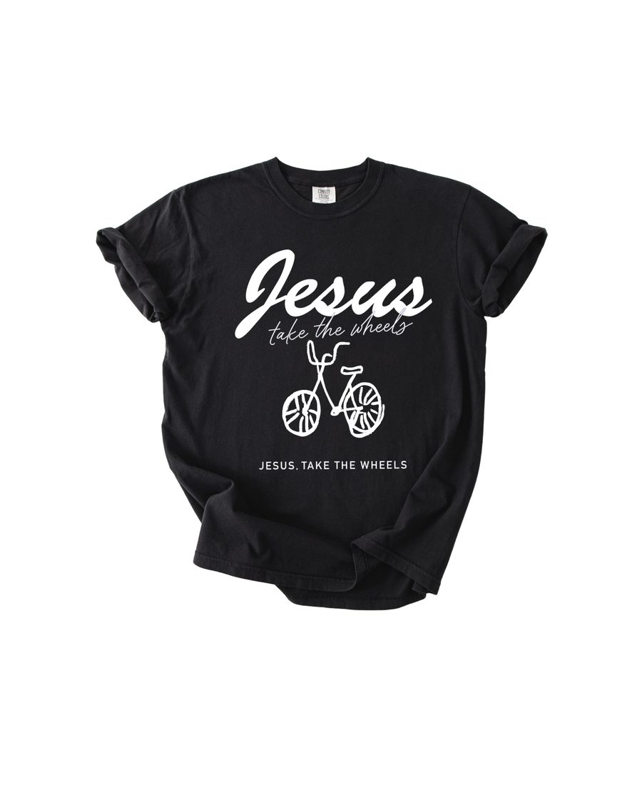 Jesus Take the Wheels Adult Tee SBG Co.