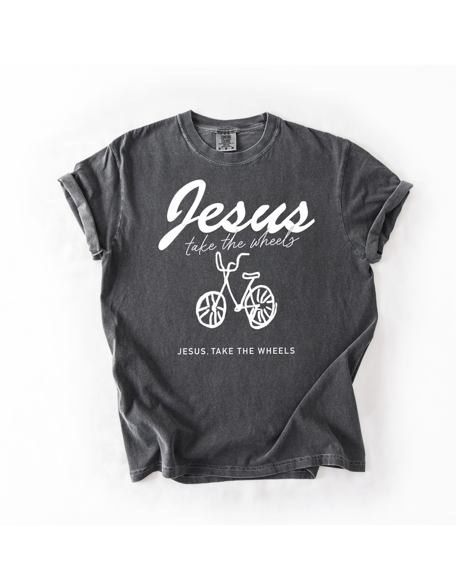 Jesus Take the Wheels Adult Tee SBG Co.
