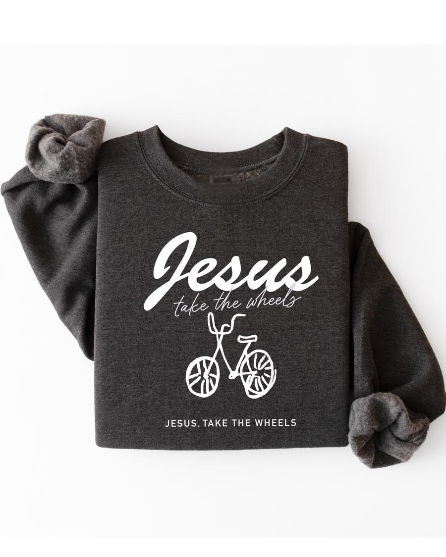 Jesus Take the Wheels Adult Pullover SBG Co.