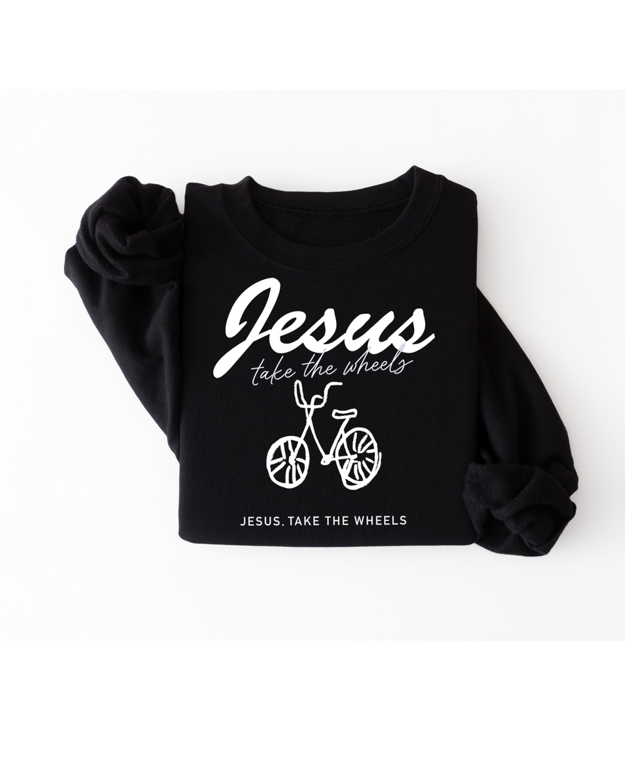 Jesus Take the Wheels Adult Pullover SBG Co.