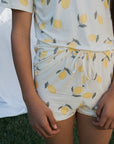 Girl's Bamboo Short Set | Lemon