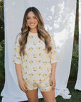 Women's Bamboo Short Set | Lemon