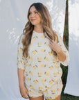 Women's Bamboo Short Set | Lemon