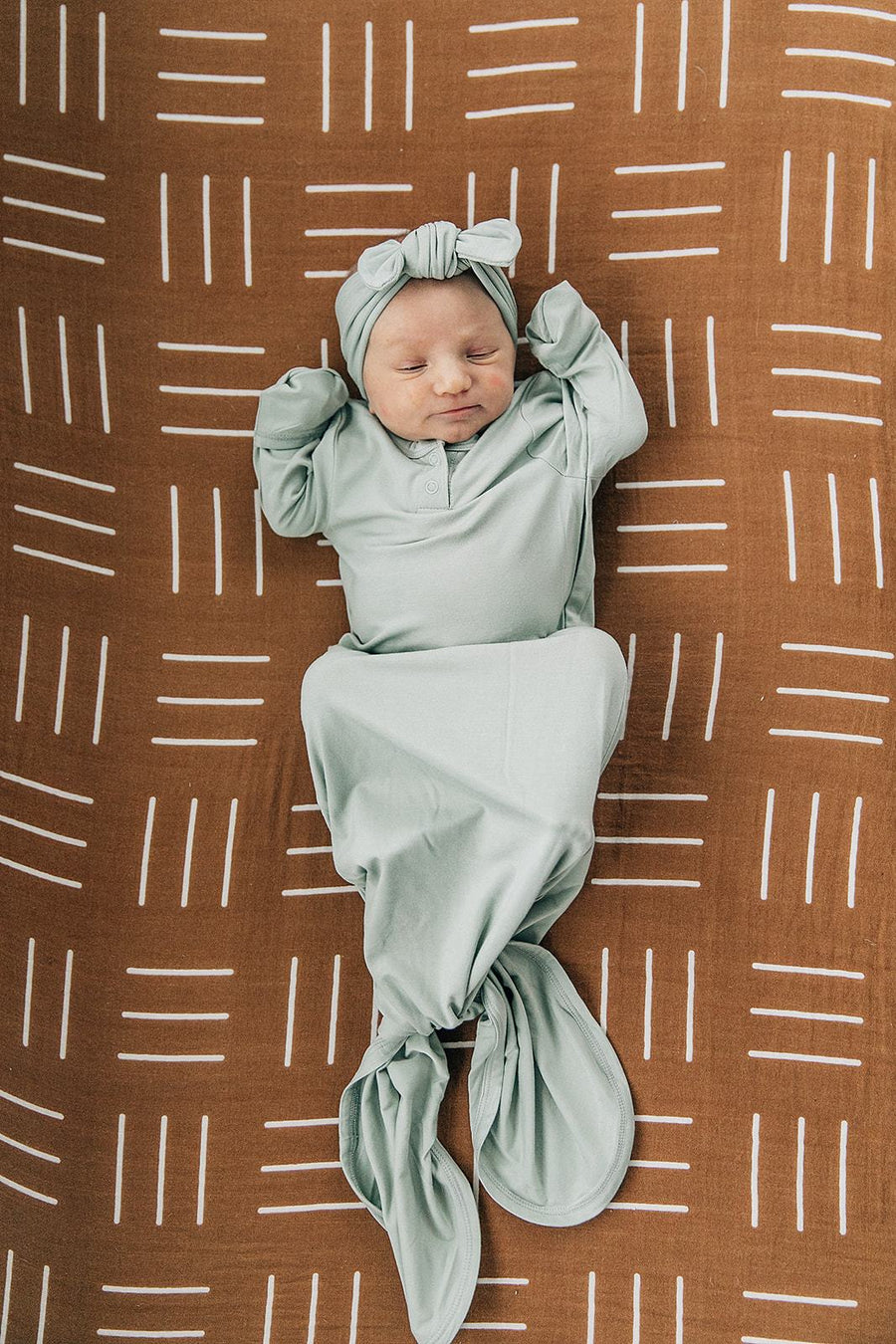 Sage Bamboo Head Wrap Mebie Baby