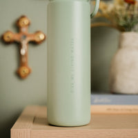 Give Me Living Water - Minimalist Water Bottle