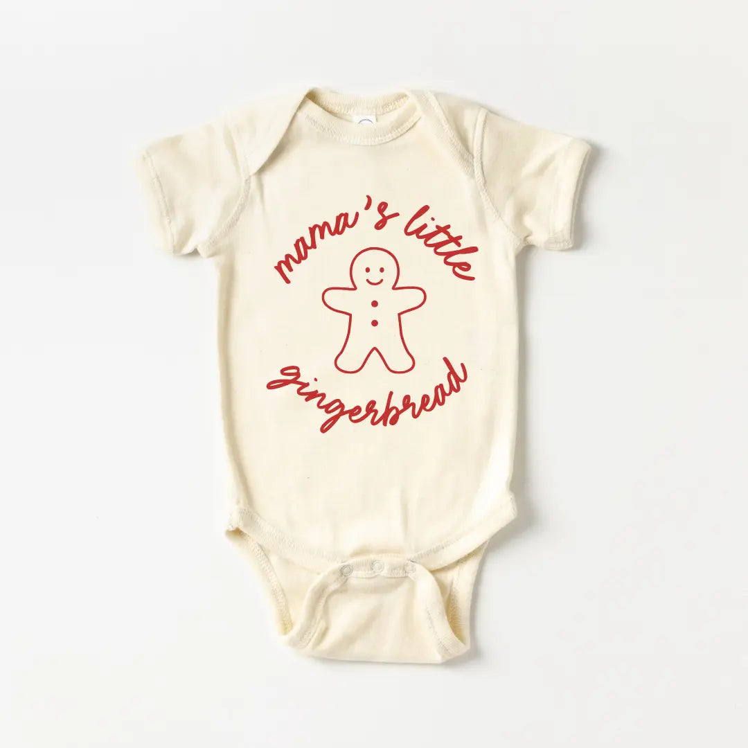 Mama's Little Gingerbread Onesie Saved by Grace Co.