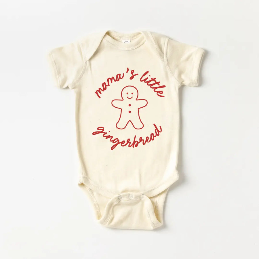 Mama's Little Gingerbread Onesie Saved by Grace Co.