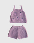 Girl's Knit Short Set | Matilda