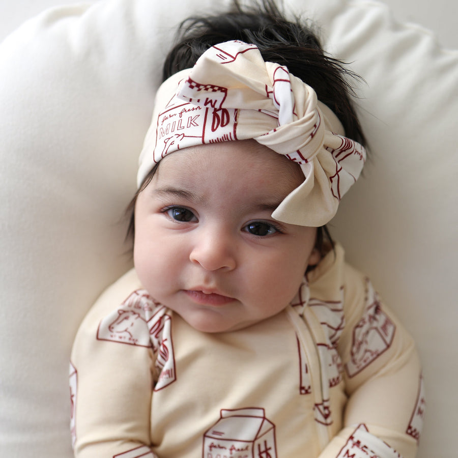 Bamboo Zip Pajamas | Milk forever french baby