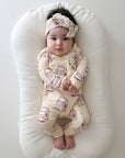 Bamboo Zip Pajamas | Milk