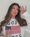 God Bless America Unisex Lightweight Classic Pullover