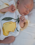 Short Sleeve Romper | Lemon