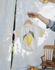 Short Sleeve Romper | Lemon
