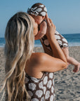 Women's Muslin Sleeveless Dress | Seashells