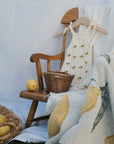 Knit Ruffle Romper | Lemon