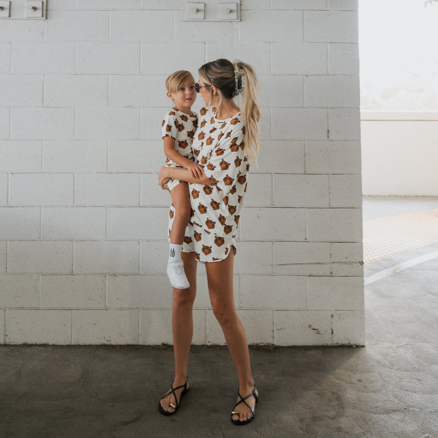 Bamboo Short Set | Tigers forever french baby