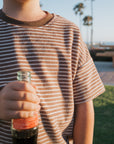 Child Terry Short Set | Cola Stripe