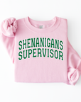Shenanigans Supervisor Varsity Tee or Pullover