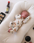 Bamboo Zip Pajamas | Sushi