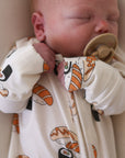 Bamboo Zip Pajamas | Sushi