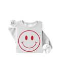 Red Smiley Face Comfy Pullover