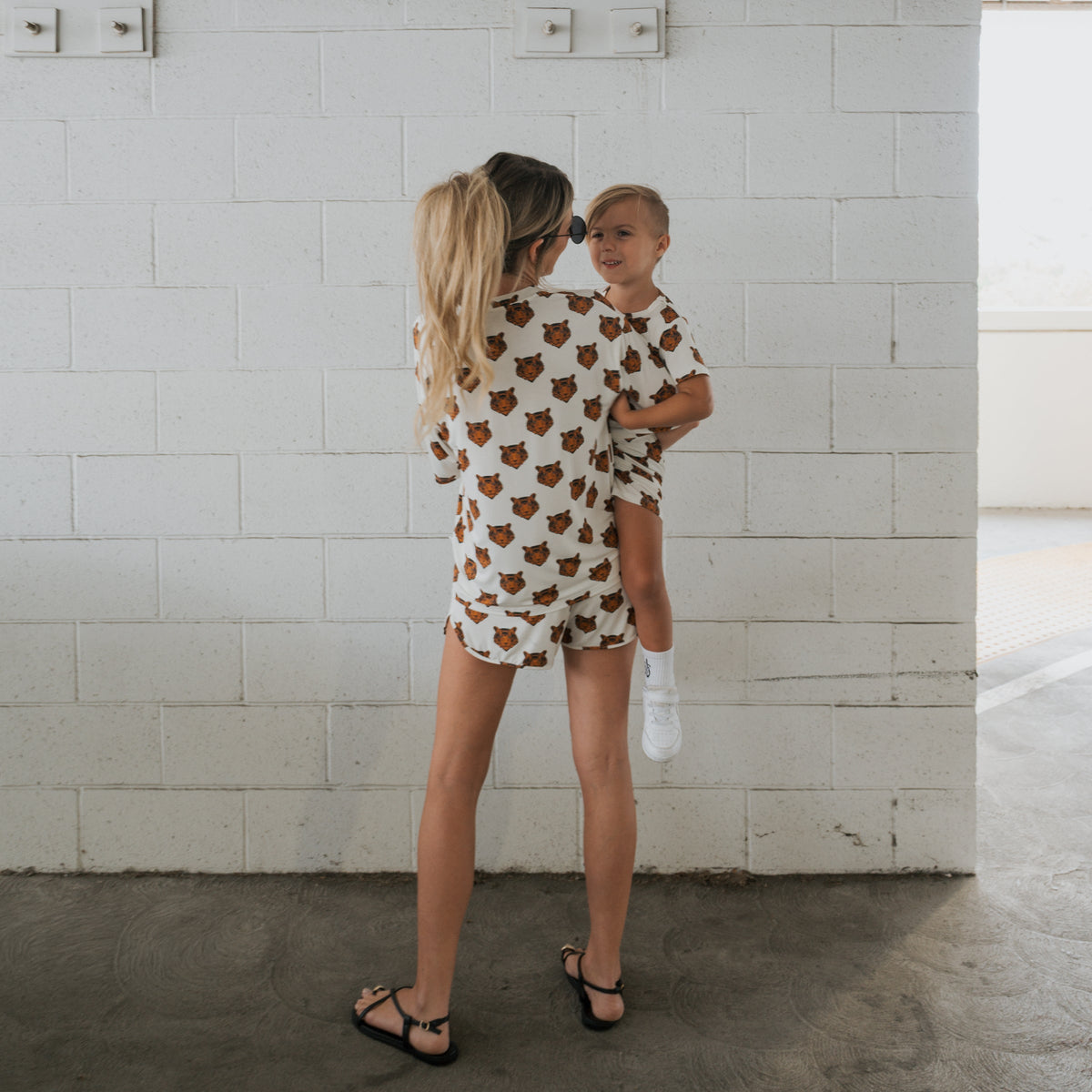 Women's Bamboo Short Set | Tigers forever french baby