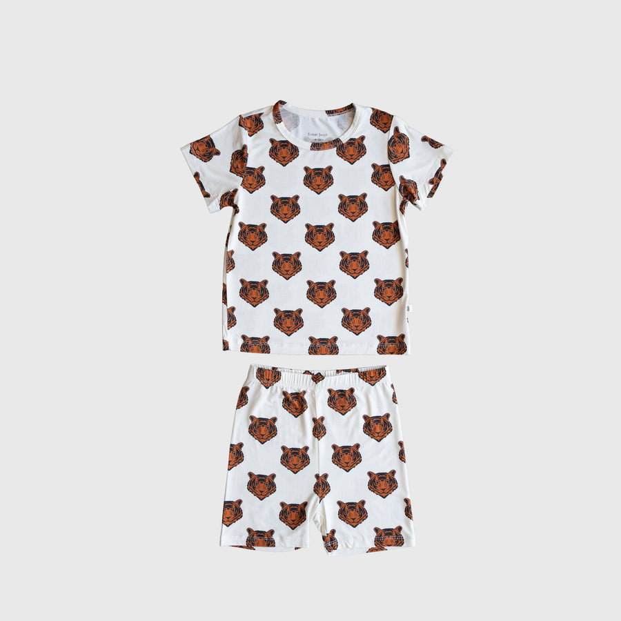 Bamboo Short Set | Tigers forever french baby