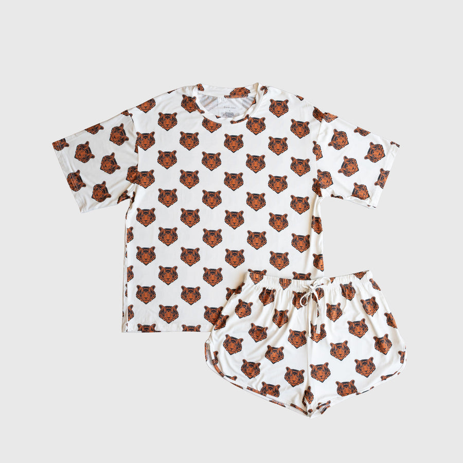 Women's Bamboo Short Set | Tigers forever french baby