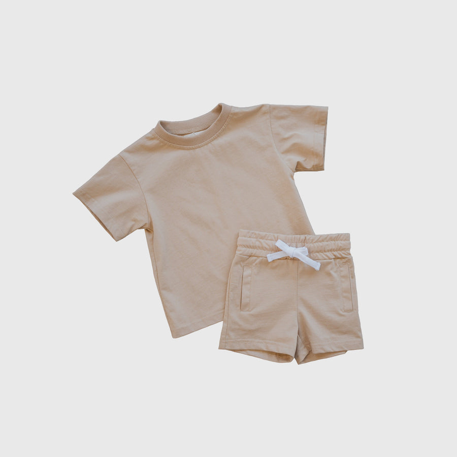 Child Short Set | Toffee forever french baby