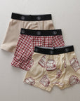 Bamboo Boxers (3 Pack) | Window Pane, Milk & Ribbed Cream forever french baby