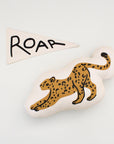 Cheetah Canvas Pillow | Handmade Accent Pillow