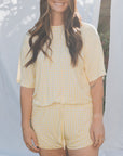 Women's Bamboo Short Set | Citron