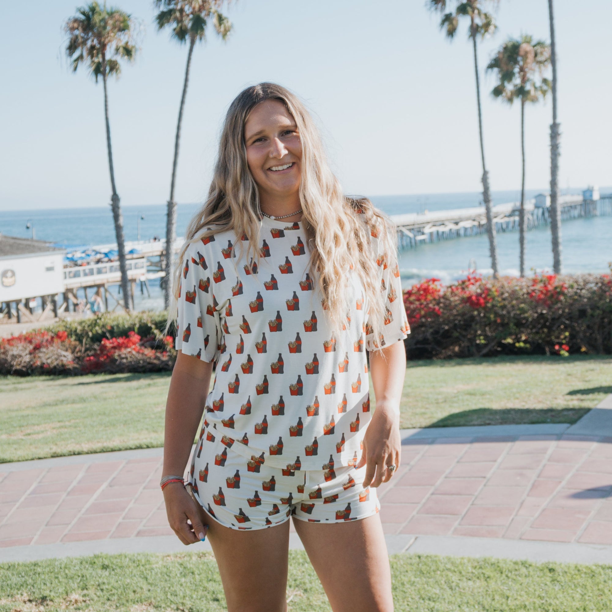 Women's Bamboo Short Set | Fries &amp; Cola