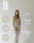 Women's Long Sleeve Bamboo Pajama | Camo