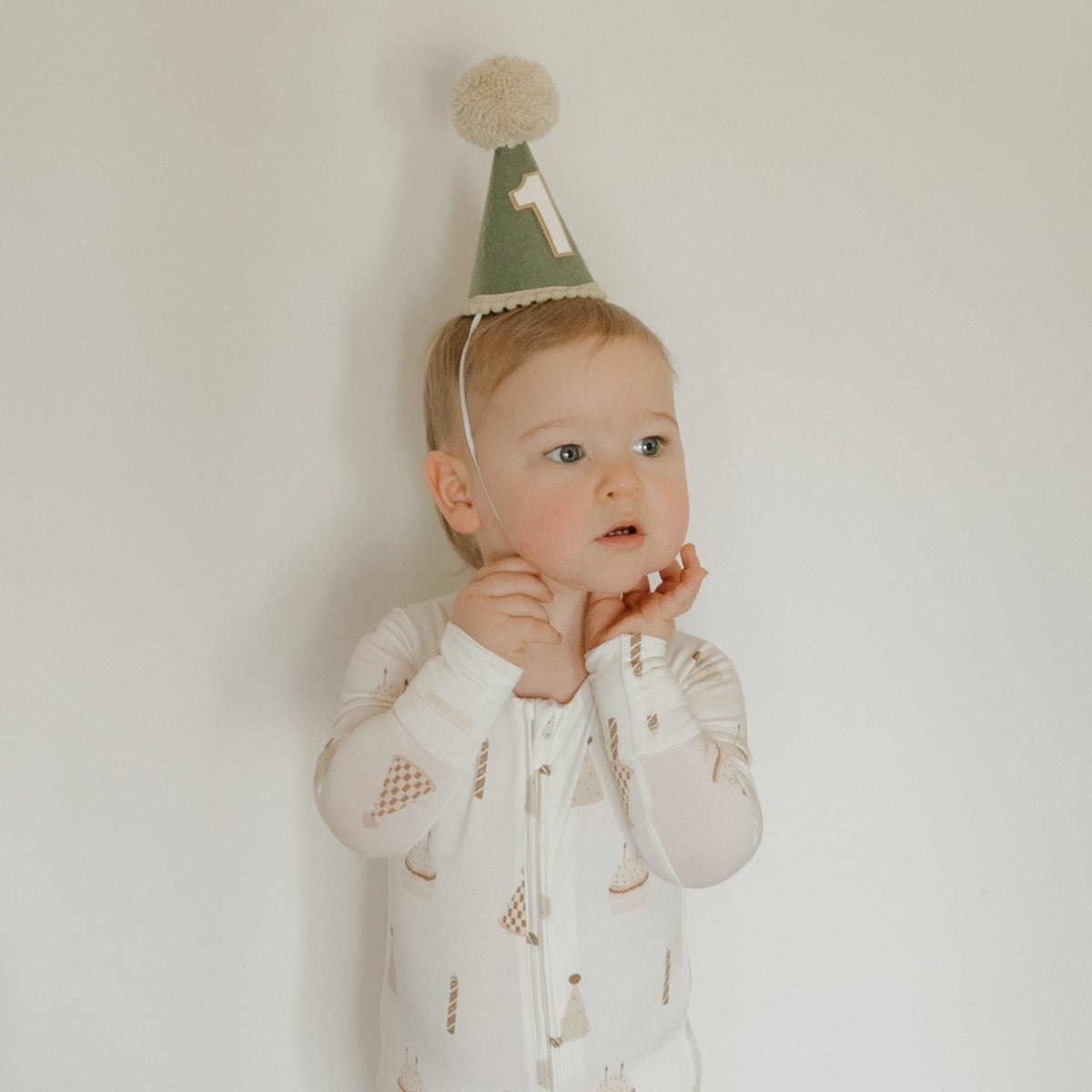 Bamboo Zip Pajamas | Birthday Boy forever french baby