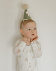 Bamboo Zip Pajamas | Birthday Boy forever french baby