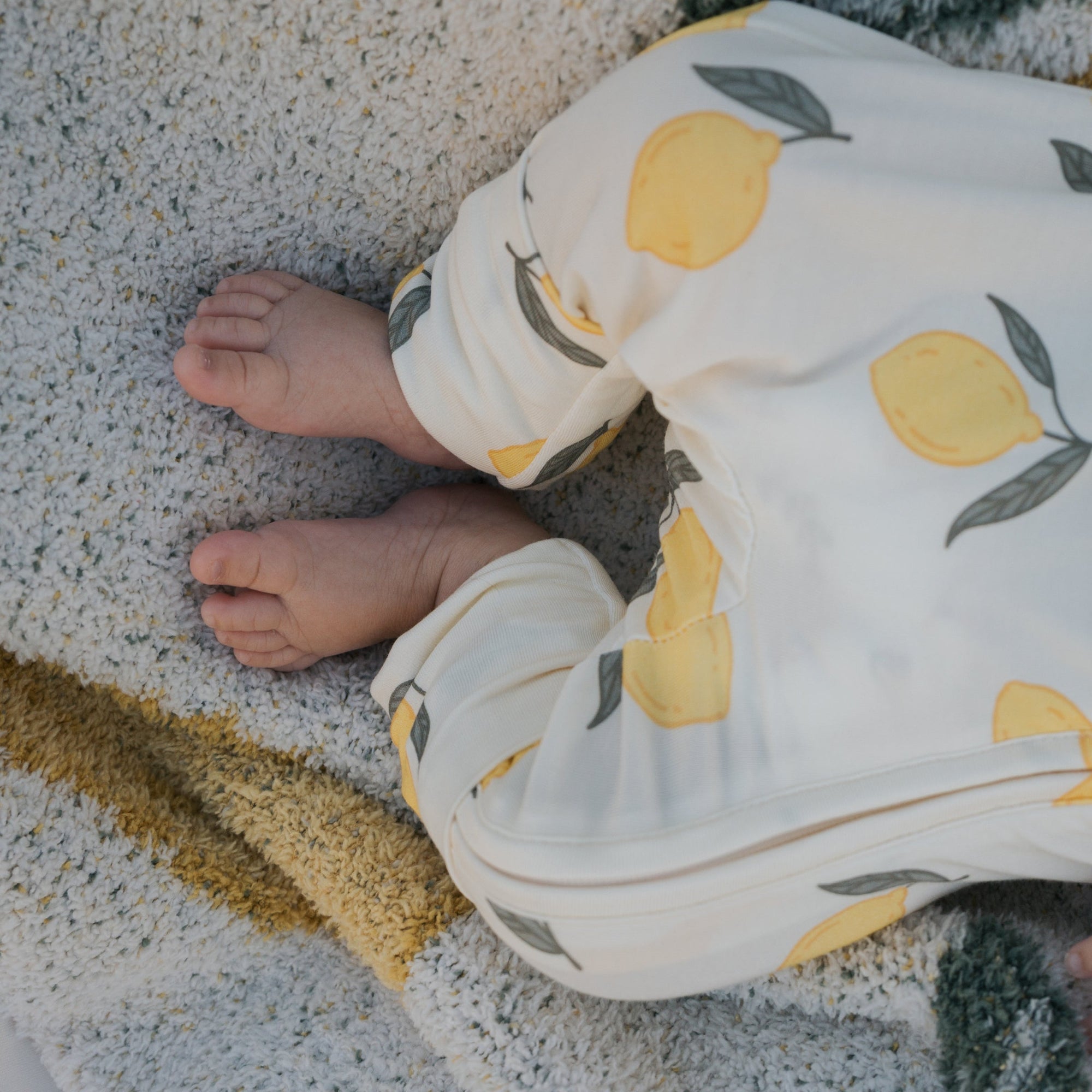 Bamboo Zip Pajamas | Lemon