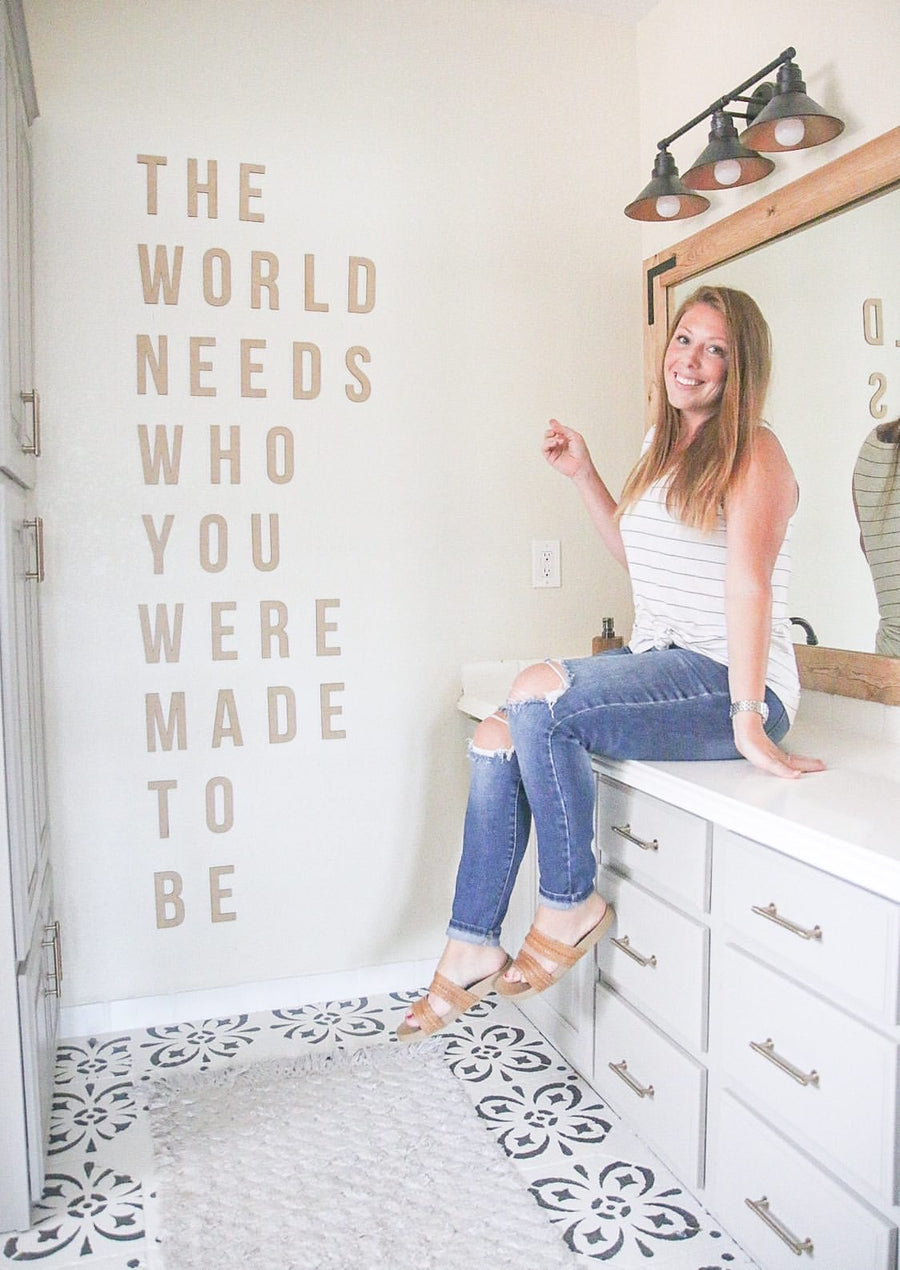 The World Needs Who You Were Made to Be Saved by Grace Co.