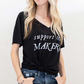 Support the Makers Black - FINAL SALE