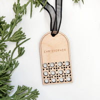 Custom Non-Script Name Ornament/Stocking Tag