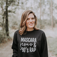 Mascara, Jesus & 90's Rap Sweatshirt