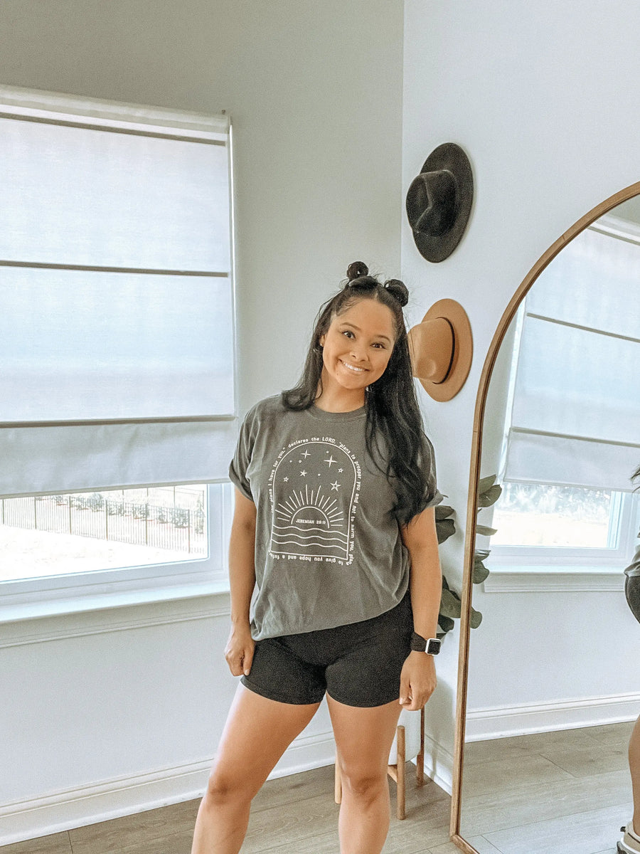 For I know the Plans I have for you Scripture Tee Saved by Grace Co.