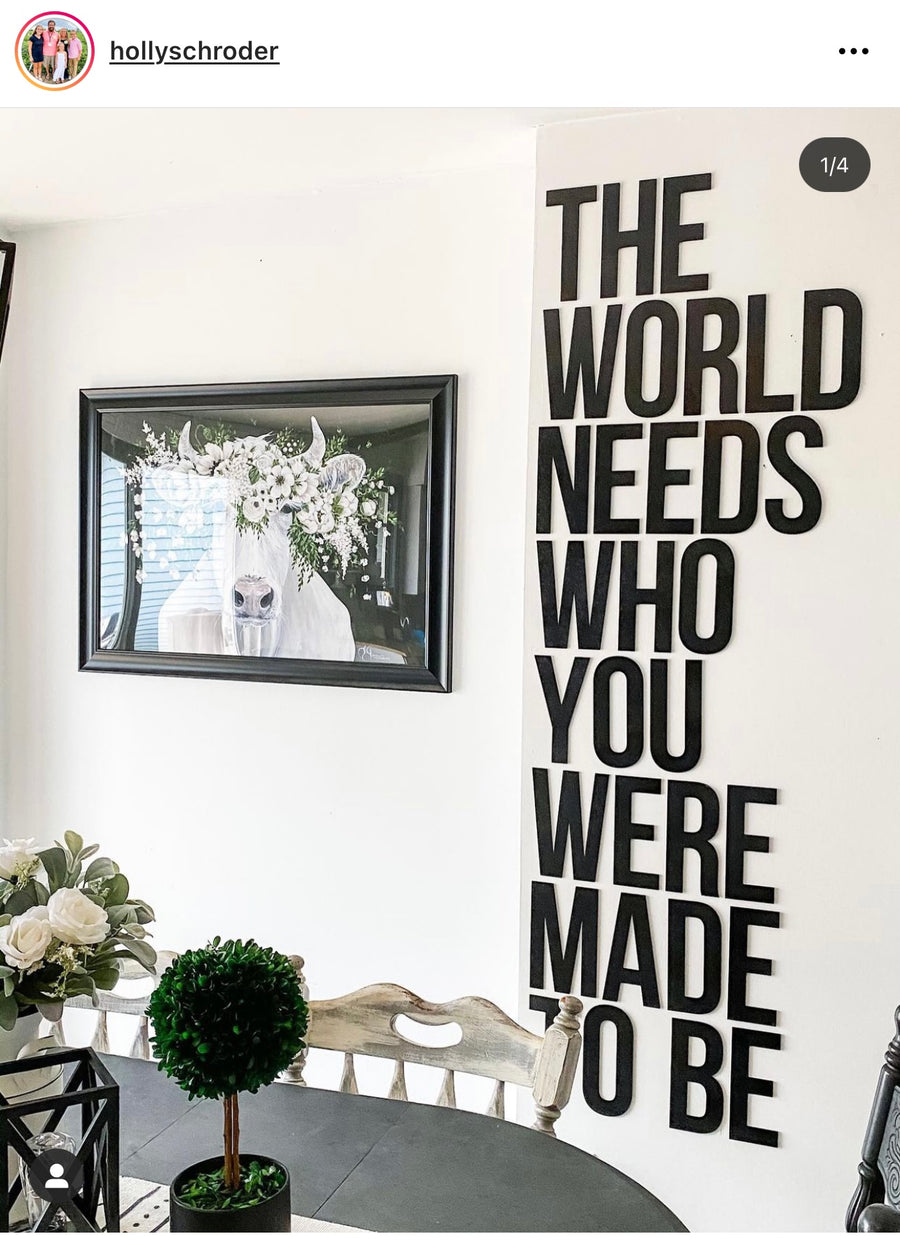 The World Needs Who You Were Made to Be Saved by Grace Co.