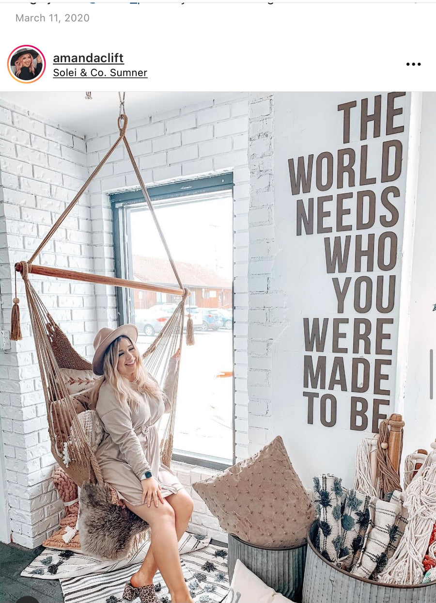 The World Needs Who You Were Made to Be Saved by Grace Co.
