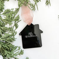 Custom Last Name Ornament or Gift Tag